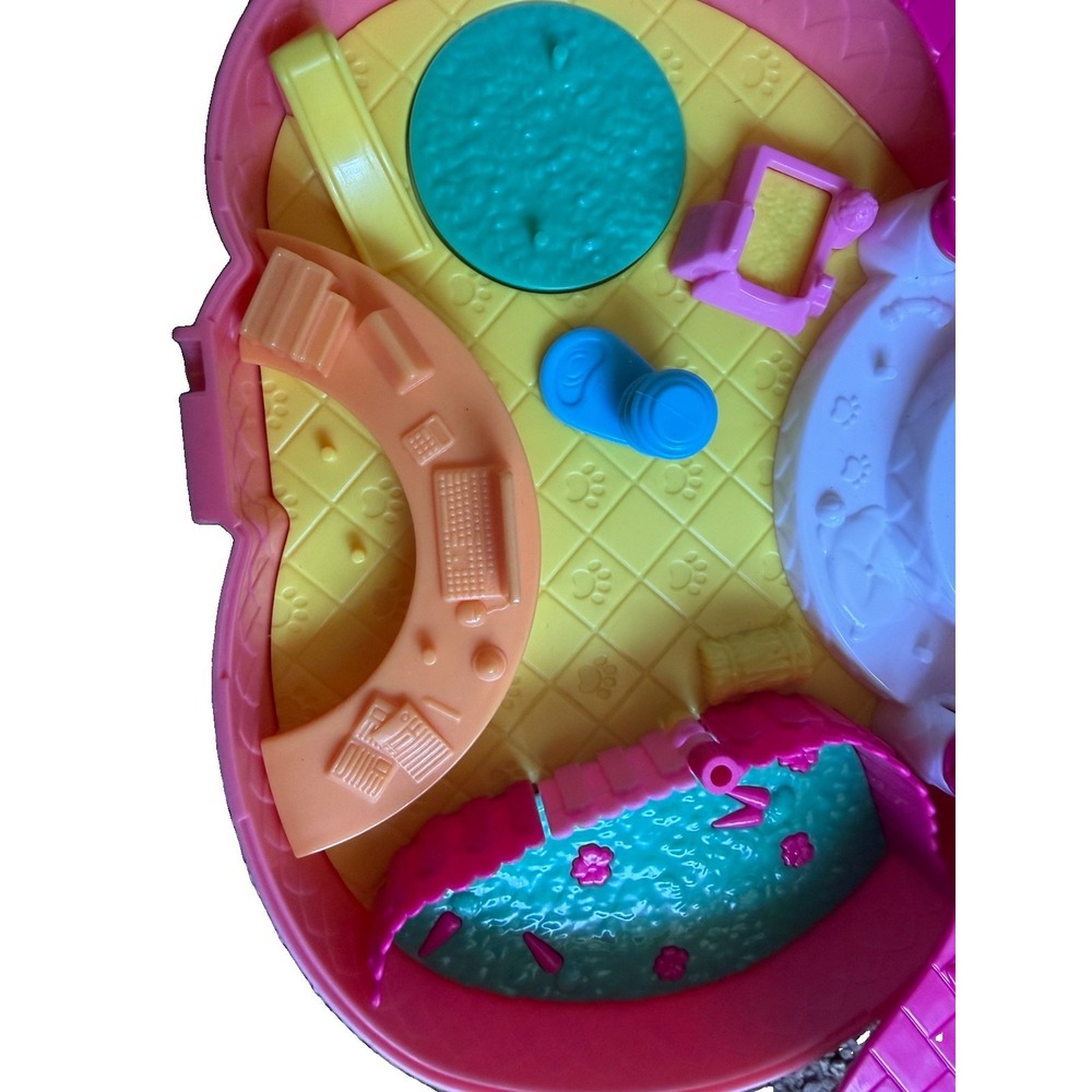 Polly Pocket Pink Cat Purse Compact Playset Mattel Carry Case No Dolls No Access - Picture 9 of 9